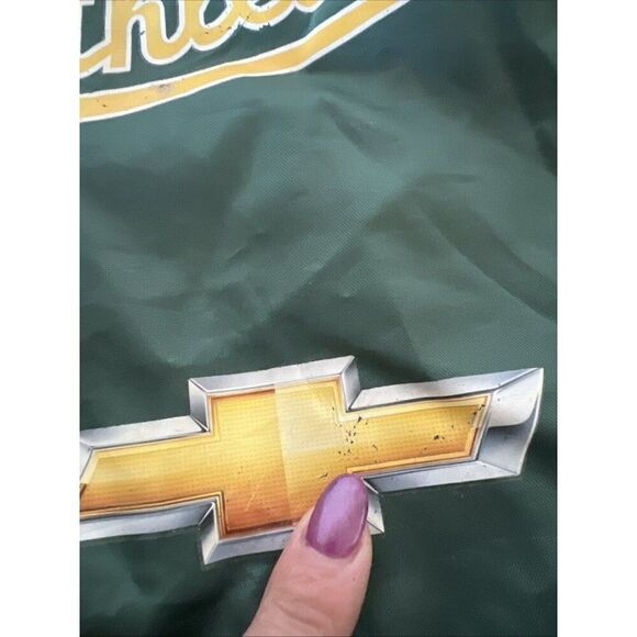 Oakland Athletics A's Drawstring Cinch Sack Zipper Pocket Chevy Giveaway Exclusi - Picture 6 of 11